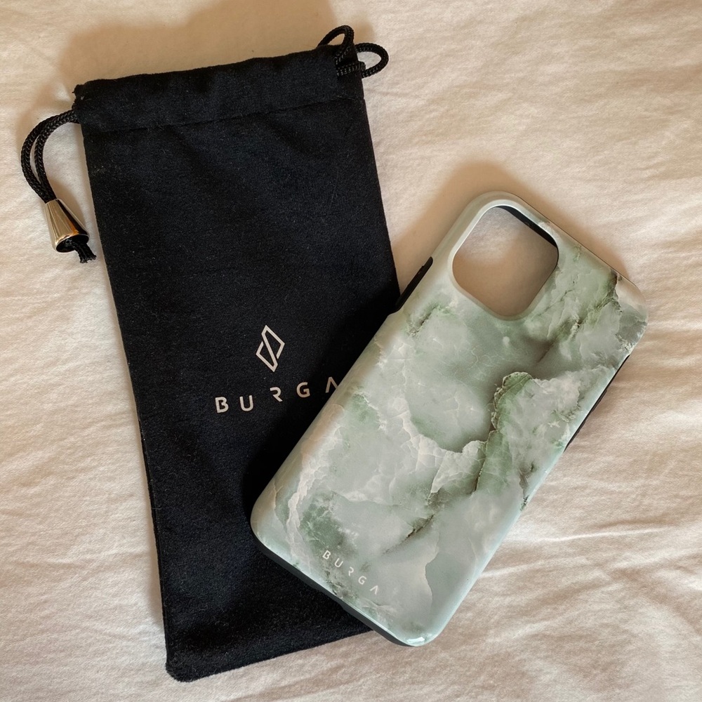 BRAND NEW Burga Green Marble iPhone Case 11 Pro